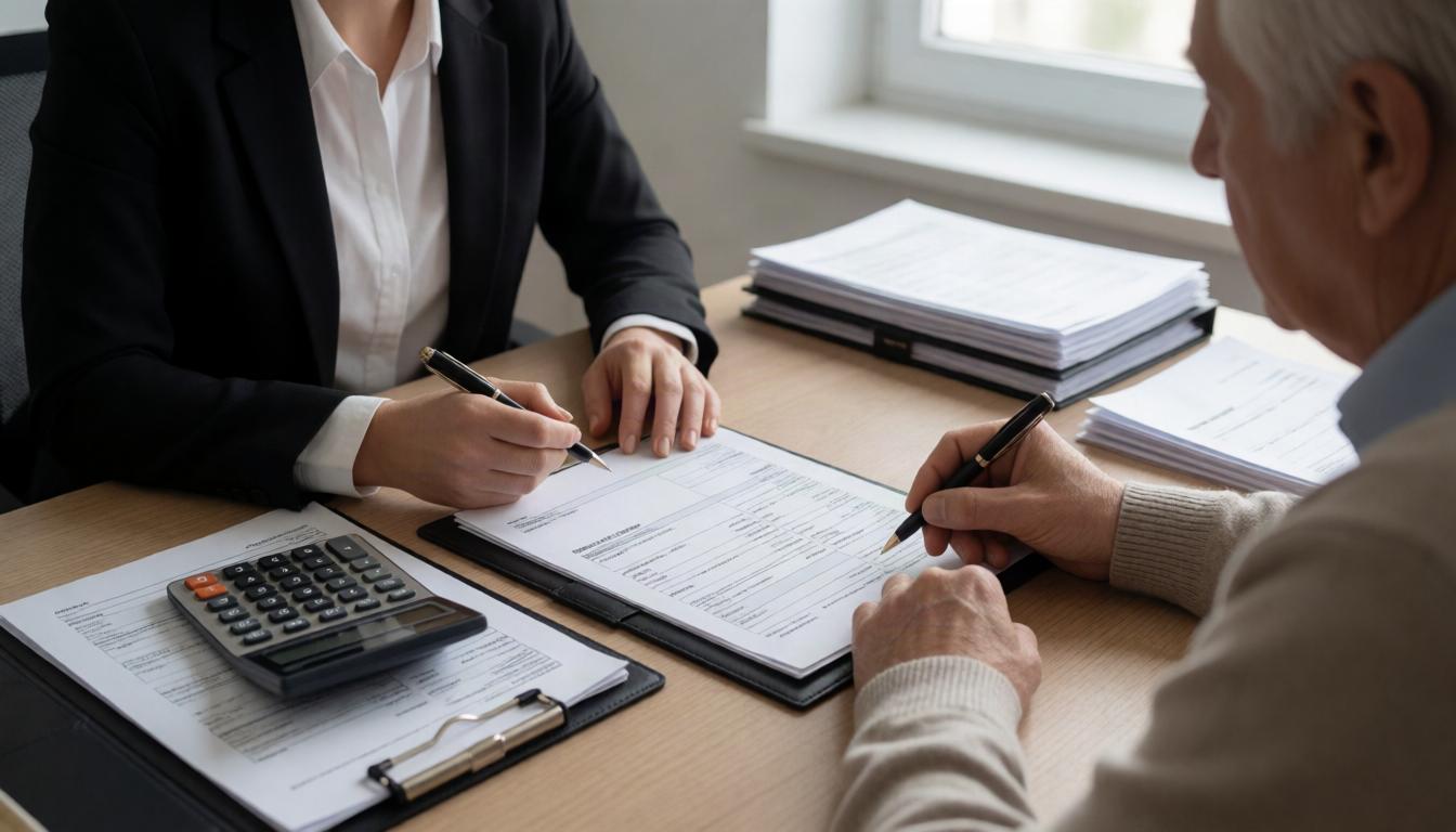 Pension paperwork